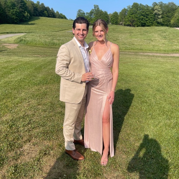 Retrofete Yesi Dress in Dusty Pink *WORN ONE TIME* - Picture 4 of 5